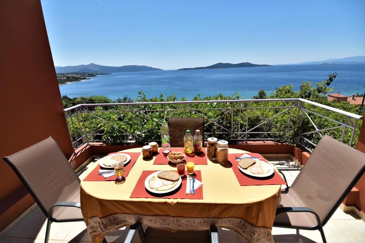 Blue Bay View - Beach House Vathirrevma Exteriér fotografie