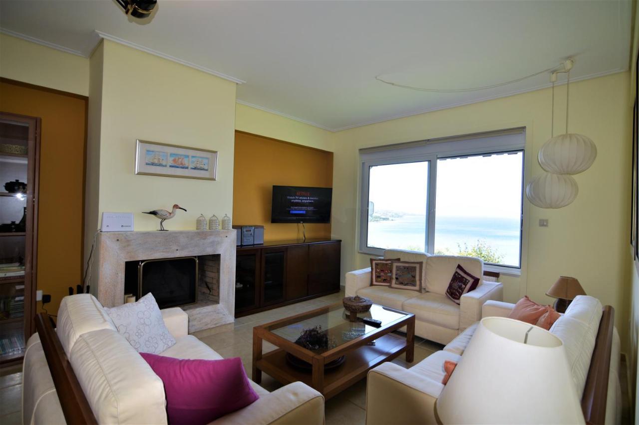 Blue Bay View - Beach House Vathirrevma Exteriér fotografie